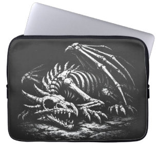 Housse Pour Ordinateur Portable Squelette de dragon — par BurnsInHell