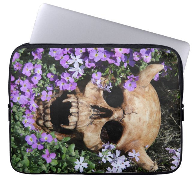 Housse Pour Ordinateur Portable Squelette - Gothic / Laptop Coques (Devant)