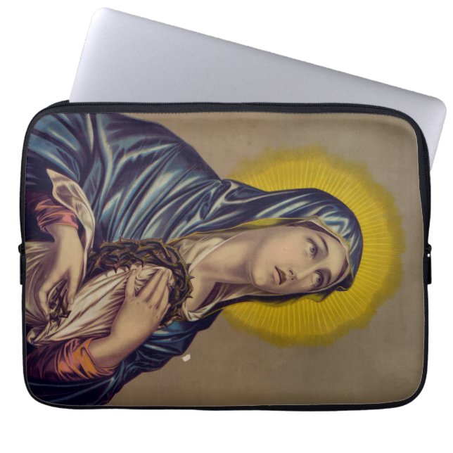 Housse Pour Ordinateur Portable Stabat Mater Notre-Dame des Douleurs (Devant)