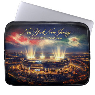 Housse Pour Ordinateur Portable Stade élégant de New York hôte de la Coupe du Mond