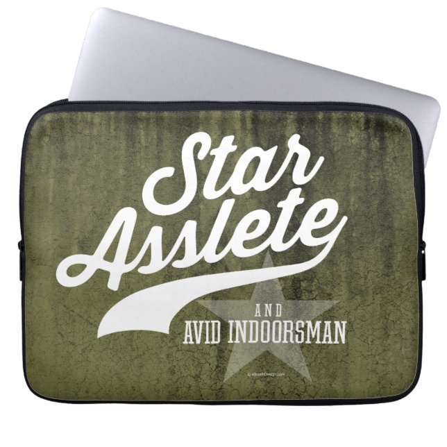 Housse Pour Ordinateur Portable Star Asslete (Avid Indoorsman) (Devant)