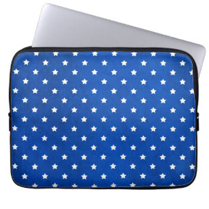 Housse Pour Ordinateur Portable Stars on Digital Fabric Texture par Shirley Taylor