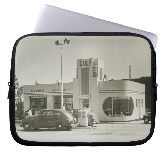 Housse Pour Ordinateur Portable Station service (Devant)