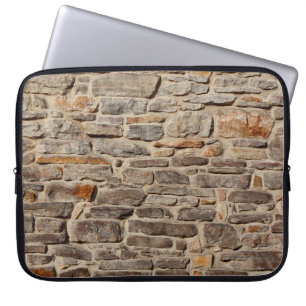Housse Pour Ordinateur Portable Stone wall rustic texture background