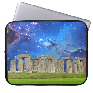 Housse Pour Ordinateur Portable Stonehenge & Stars Ancien lieu historique du pouvo