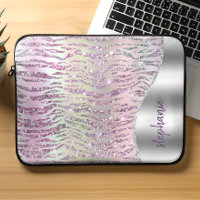 Stripes de tigre diamant rose brillant personnalis