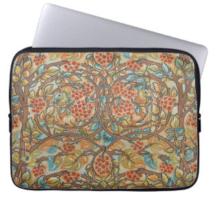Housse Pour Ordinateur Portable Style Cottagecore Écureuil Floral William Morris