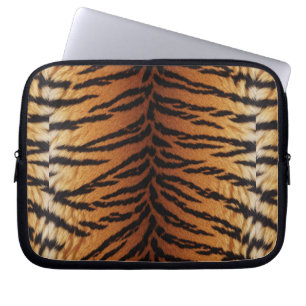Housse Pour Ordinateur Portable 🐅 Style d'impression d'animaux à rayures de tigre