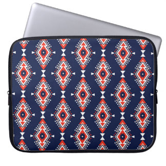 Housse Pour Ordinateur Portable Style ethnique, motif sans couture géométrique.