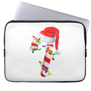 Housse Pour Ordinateur Portable Sucre de canne Éclairage de Noël Famille Correspon