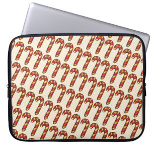 Housse Pour Ordinateur Portable Sucre de canne Twist Christmas Cookie Holiday Baki