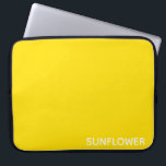 Housse Pour Ordinateur Portable Sunflower jaune Nom de la couleur<br><div class="desc">Sunflower jaune</div>