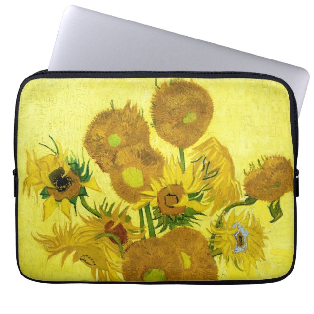 Housse Pour Ordinateur Portable Sunflowers Vincent van Gogh (Devant)