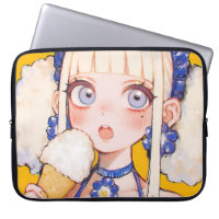 Sunny Scoop Anime Girl avec Vanilla Cone