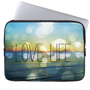Housse Pour Ordinateur Portable Sunrise de plage Abstraite avec devis