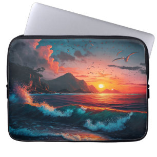 Housse Pour Ordinateur Portable SUNSET D'ÎLE #1 Sleeve Ordinateur Portable