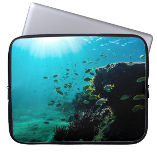Housse Pour Ordinateur Portable Sunshine and Tropical Fish