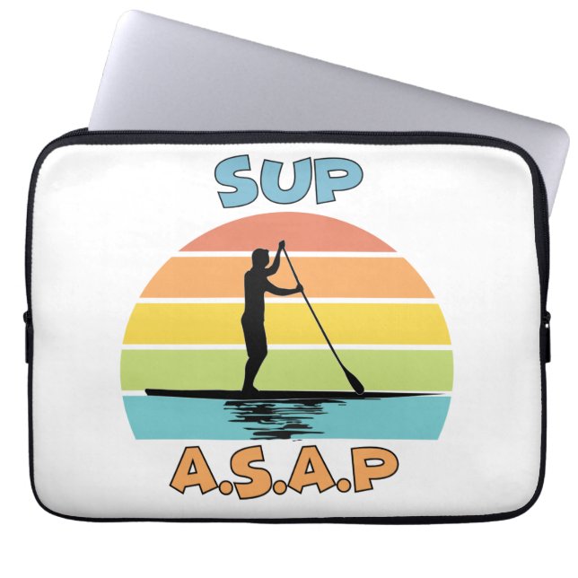 Housse Pour Ordinateur Portable SUP ASAP Stand Up Paddling (Devant)