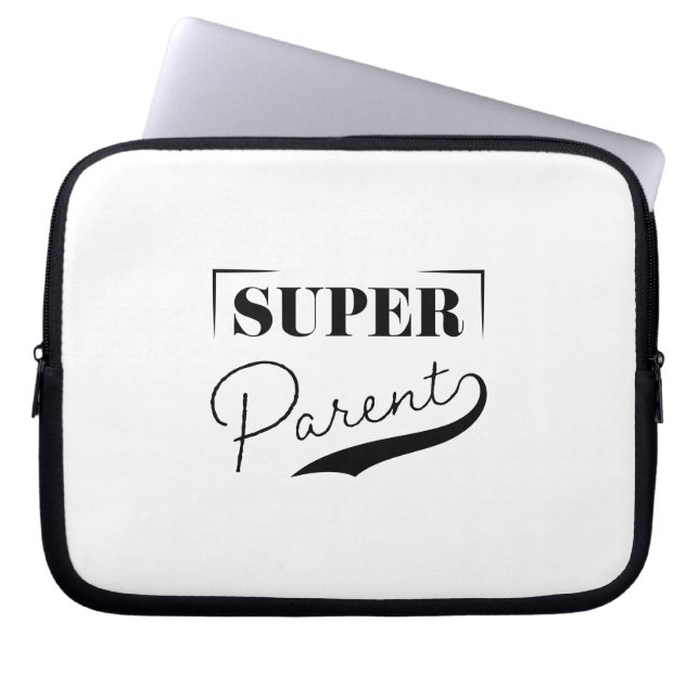 Housse Pour Ordinateur Portable Super parent (Devant)