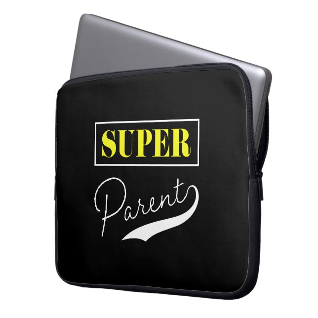Housse Pour Ordinateur Portable Super parent (devant gauche)