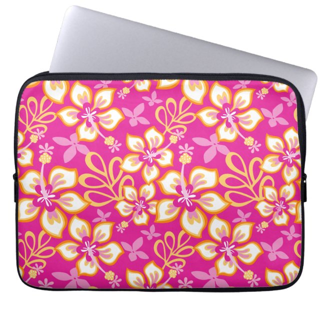 Housse Pour Ordinateur Portable Surf JUNGLE (COMBO ROSE CHAUDE) (Devant)