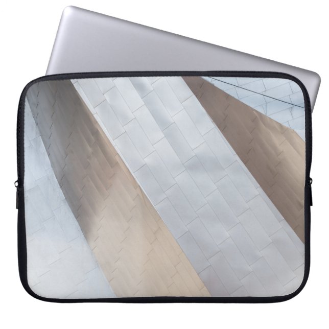 Housse Pour Ordinateur Portable Surface beige et blanche (Devant)