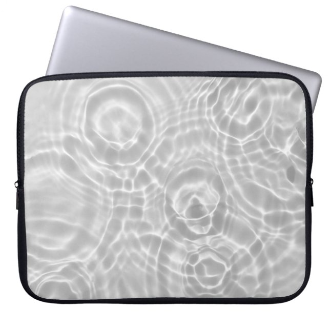 Housse Pour Ordinateur Portable Surface d'eau claire Texture Abstraite (Devant)