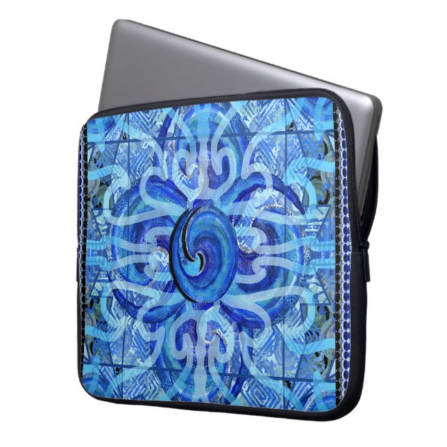 Housse Pour Ordinateur Portable Susea Blu Studios Wave Laptop Sleeve (devant gauche)