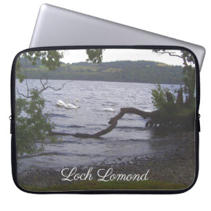 Housse Pour Ordinateur Portable Swans sur Loch Lomond
