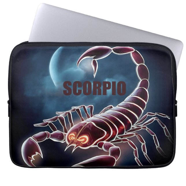 Housse Pour Ordinateur Portable Symbole astrologique Scorpio (Devant)