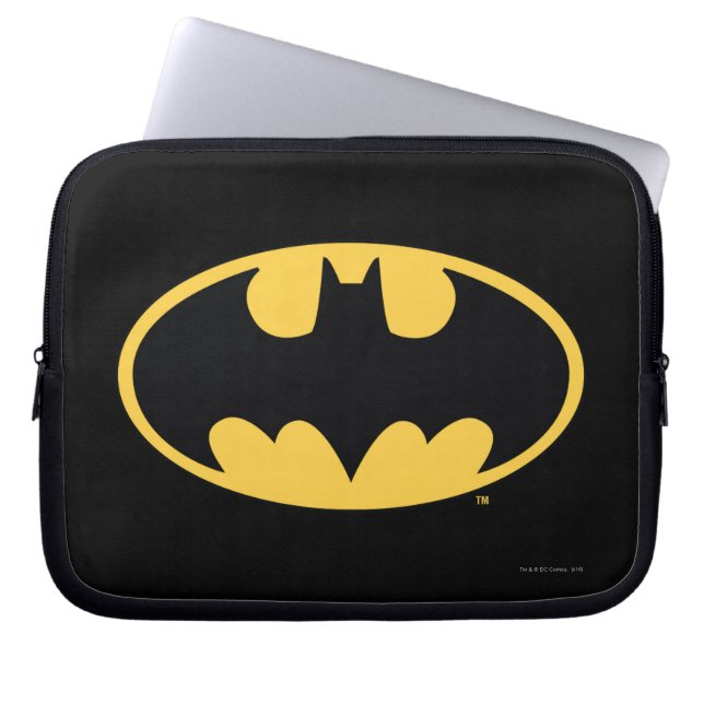 Housse Pour Ordinateur Portable Symbole Batman | Logo ovale (Devant)