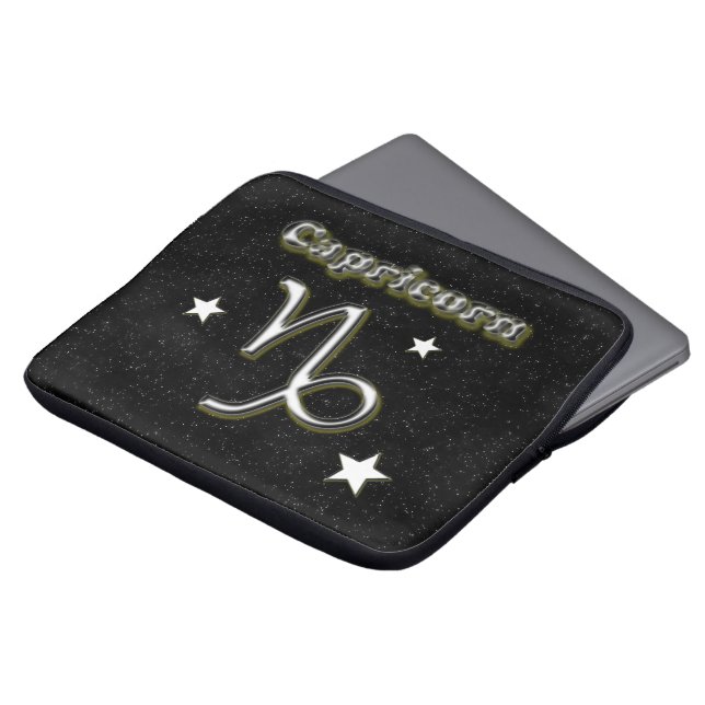 Housse Pour Ordinateur Portable Symbole Capricorne (Devant haut)