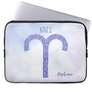 Housse Pour Ordinateur Portable SYMBOLE D'Astrologie Pretty Aries Personnalisé Pur