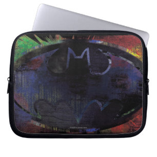 Housse Pour Ordinateur Portable Symbole de chauve-souris peint