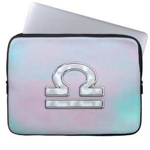 Housse Pour Ordinateur Portable Symbole Libra Mère de style perle
