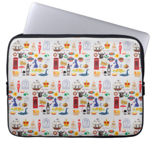 Housse Pour Ordinateur Portable Symboles britanniques