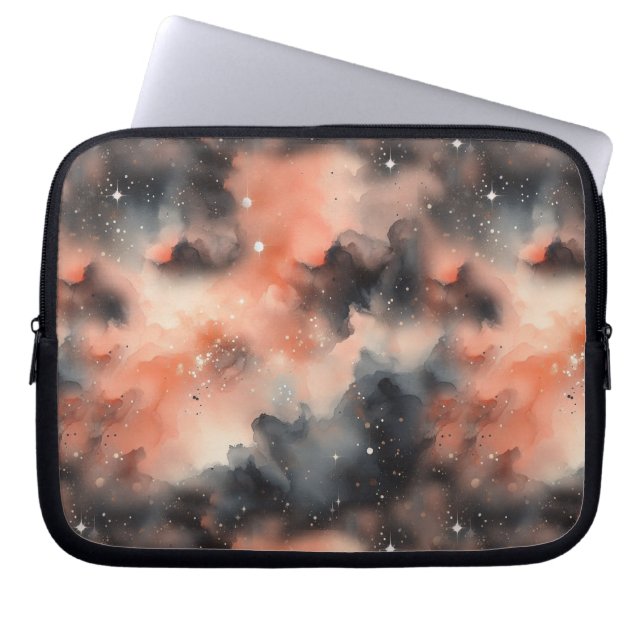 Housse Pour Ordinateur Portable Symphonie céleste Abstraite d'aquarelle (Devant)