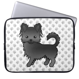 Housse Pour Ordinateur Portable T-shirt Chien de dessin animé Chihuahua à manteau