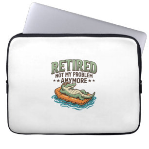Housse Pour Ordinateur Portable T-shirt de vacances d'alligator retiré pas mon pro