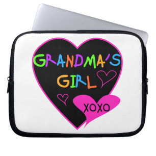 Housse Pour Ordinateur Portable T-shirts et cadeaux pour filles de grand-mère de c