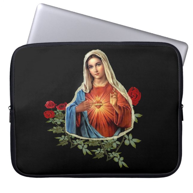 Housse Pour Ordinateur Portable T-shirts Mère Marie (Devant)