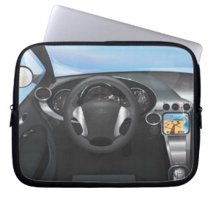 Housse Pour Ordinateur Portable Tableau de bord de voiture de sport