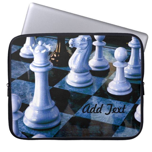 Housse Pour Ordinateur Portable Tableau d'échecs King Personnaliser Personnaliser (Devant)