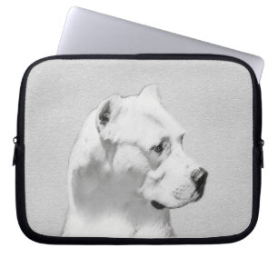 Housse Pour Ordinateur Portable Tableau Dogo Argentino - Art Chien original