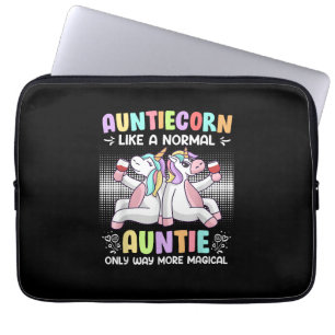 Housse Pour Ordinateur Portable Tantecorn Tantes Fête des mères Licorne Fan Tantes