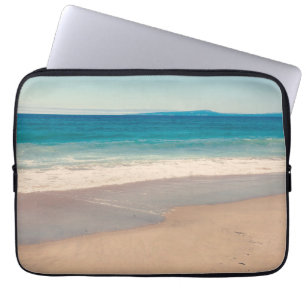 Housse Pour Ordinateur Portable Tapis de table en papier photo de plage océan bleu