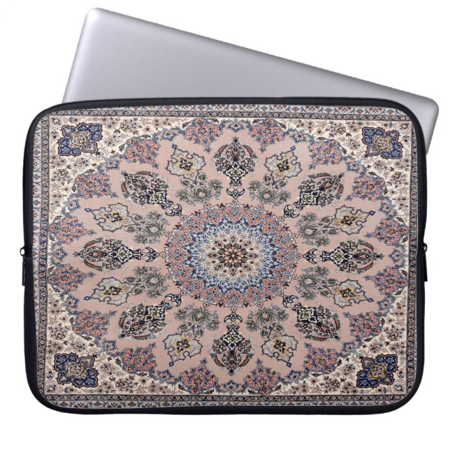 Housse Pour Ordinateur Portable Tapis Oriental Antique Perse Turc (Devant)