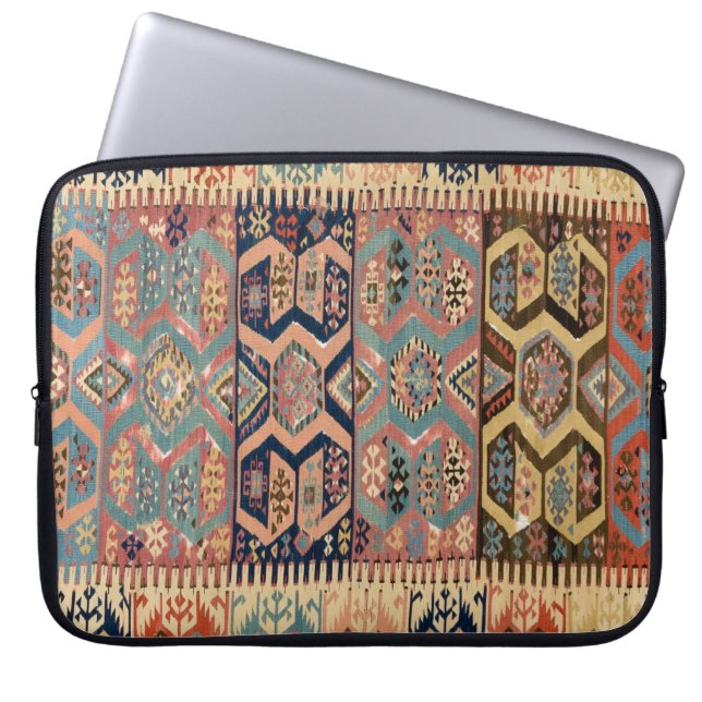 Housse Pour Ordinateur Portable Tapis Oriental Turc Persan Ancien (Devant)