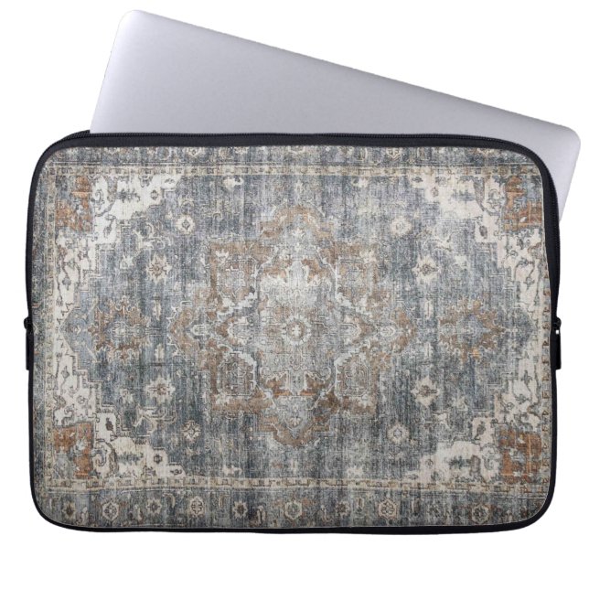 Housse Pour Ordinateur Portable Tapis persan turc oriental (Devant)