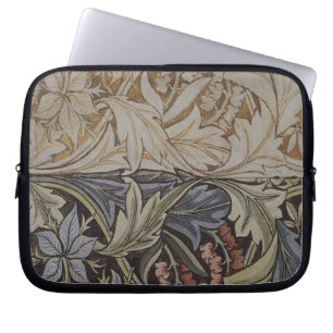 Housse Pour Ordinateur Portable Tapisserie de Jacinthe de William Morris Botanique